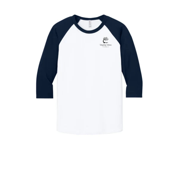 Jerzees® Unisex Premium Blend Combed Ring Spun 3/4-Sleeve Raglan Tee