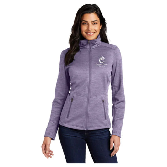 Port Authority® Ladies Digi Stripe Fleece Jacket